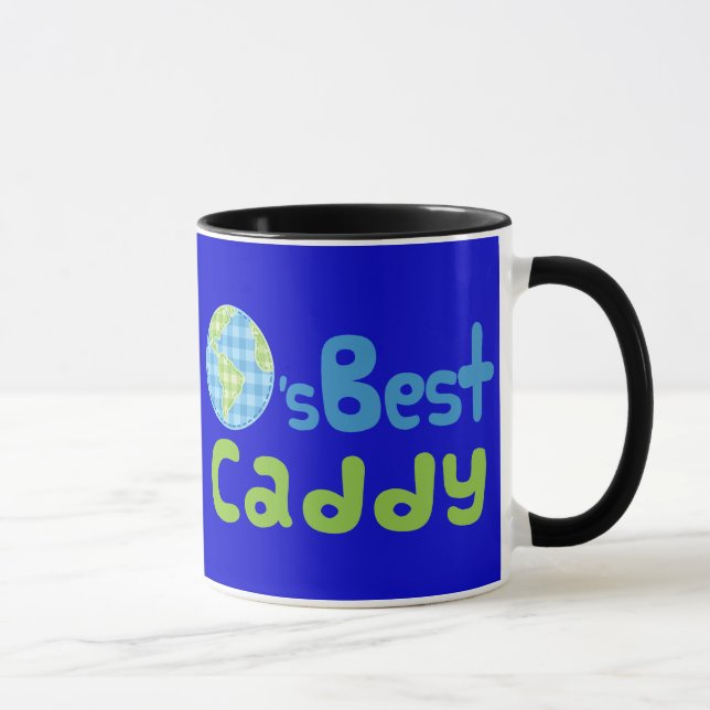Gift Idea For Caddy (Worlds Best) Mug (Right)