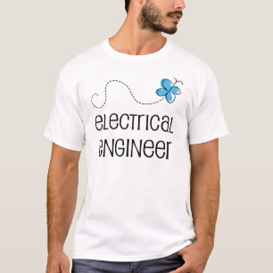Gift Idea For Electrical Engineer (Butterfly) T-Shirt