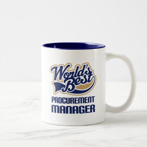 Gift Idea For Procurement Manager Worlds Best Two_Tone Coffee Mug