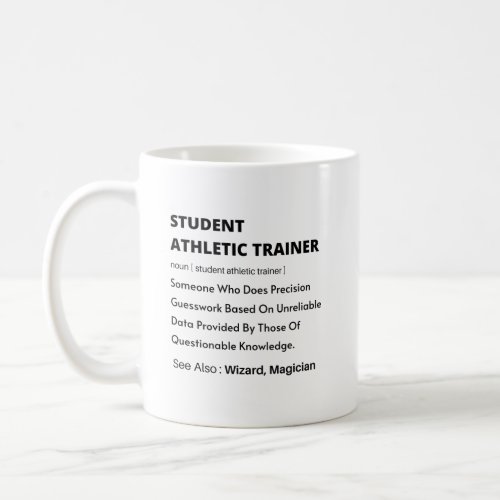 gift idea for student athletic trainer coffee mug
