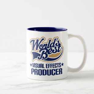 Gift Idea For Visual Effects Producer (Worlds Best Two-Tone Coffee Mug
