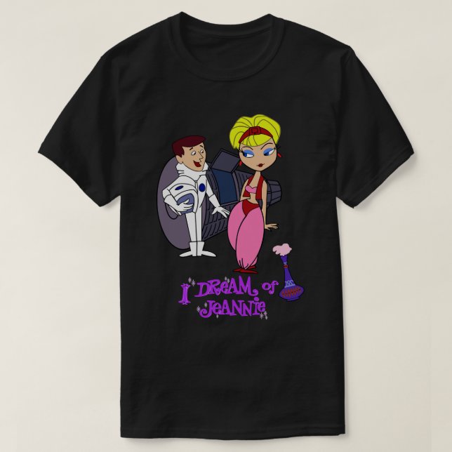 Gift Idea I Dream Tv Of Jeannie Sitcoms Funny Grap T-Shirt (Design Front)