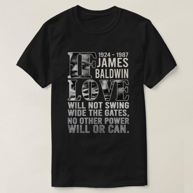 Gift Idea James Baldwin Christmas Holiday T-Shirt (Design Front)