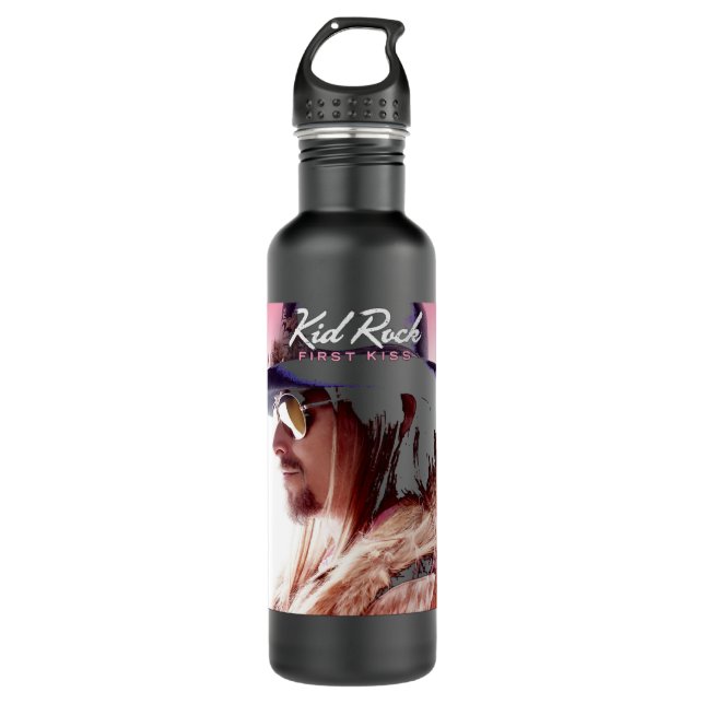 Gift Idea Kid First Kiss Tour Rock 2019 Album Nyer Stainless Steel Water Bottle (Front)