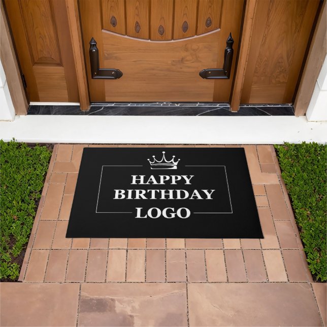 Gift Idea, Personalized Birthday Custom Template Doormat (Outdoor)