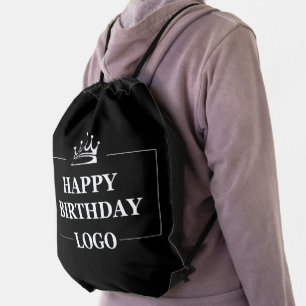 Gift Idea, Personalized Birthday Custom Template Drawstring Bag