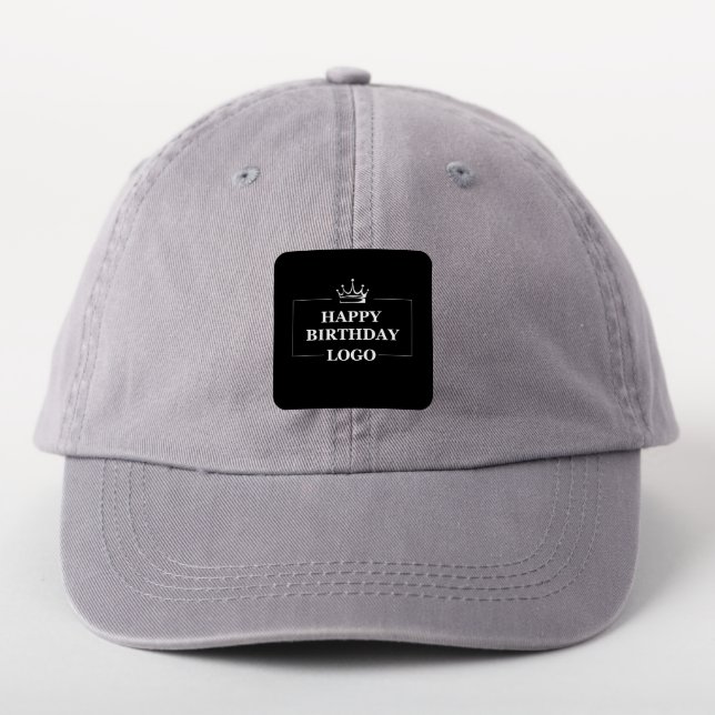 Gift Idea, Personalized Birthday Custom Template Patch (On Headwear)