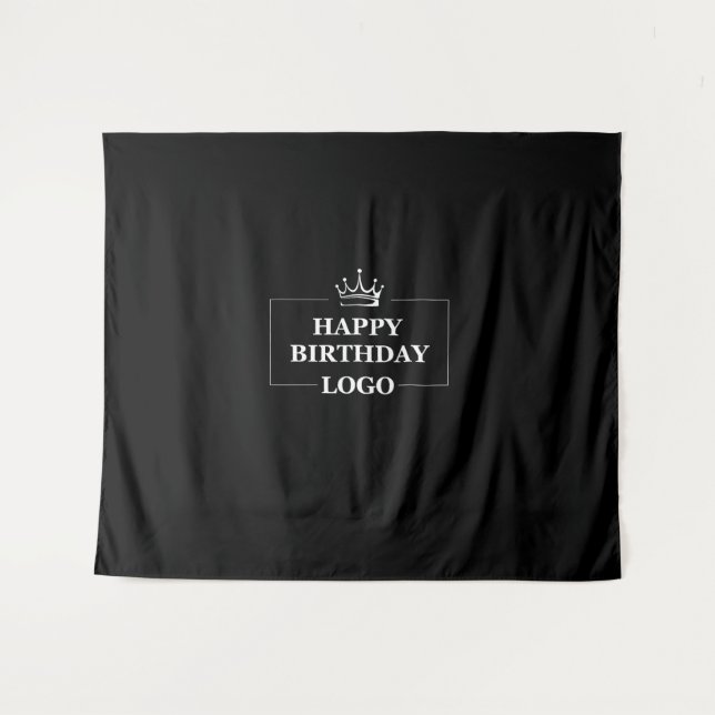 Gift Idea, Personalized Birthday Custom Template Tapestry (Front (Horizontal))