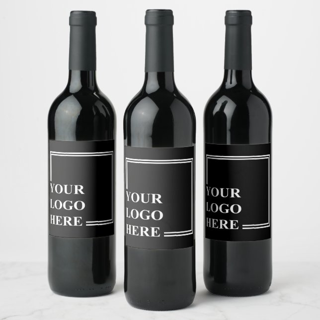 Gift Idea, Personalized Birthday Present Template Wine Label (Bottles)