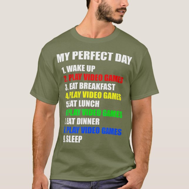 GIFT IDEA The Perfect Gaming Day Suprise for T-Shirt (Front)