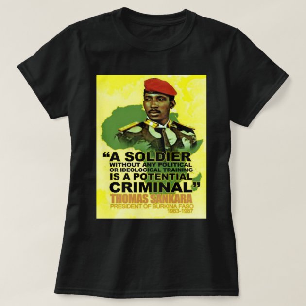 Gift Idea Thomas Revolutionary Sankara Funny Graph T Shirt Zazzle