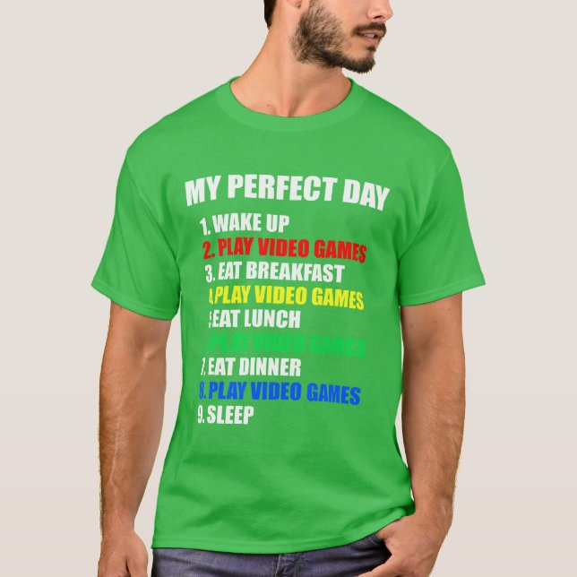 GIFT IDEAhe Perfect Gaming Day Suprise for Game fr T-Shirt (Front)