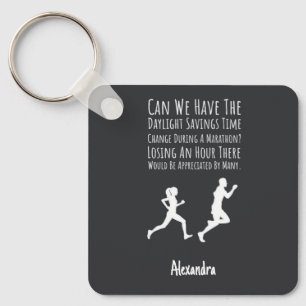 Gift Ideas For Marathon Runners Custom Running Keychain