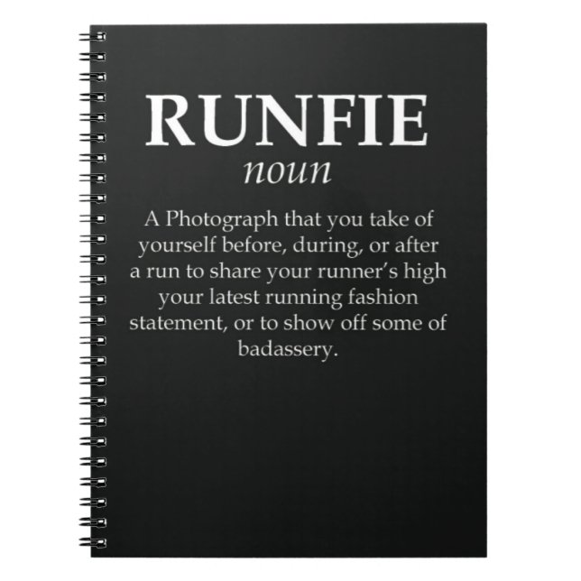 Gift Ideas For Runners Track And Field Team Sports Notebook (Front)