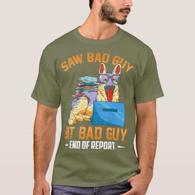 Gift Ideas Shepherd K9 Police Military Dog T-Shirt (Front)
