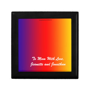 Gift Jewelry Box, Mom Mother's Day, Rainbow Box