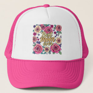 Gift Luxury Floral Modern Collection Trucker Hat