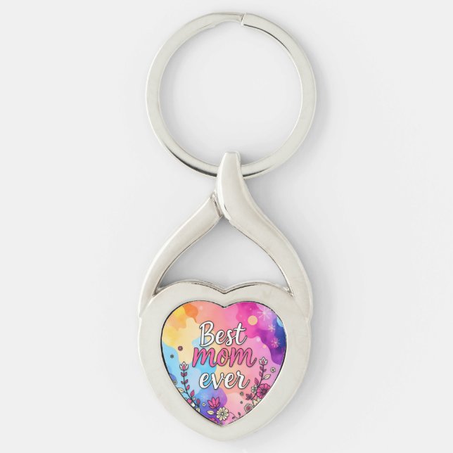 Gift Luxury Floral Trendy Collection Keychain (Front)
