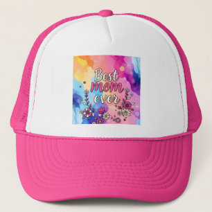 Gift Luxury Floral Trendy Collection Trucker Hat