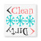 Gift Magnet Retro Tumblers Clean Dirty Dish washer