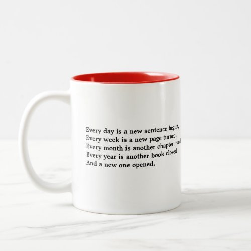 Gift Mug with Positive Message for Book Lovers