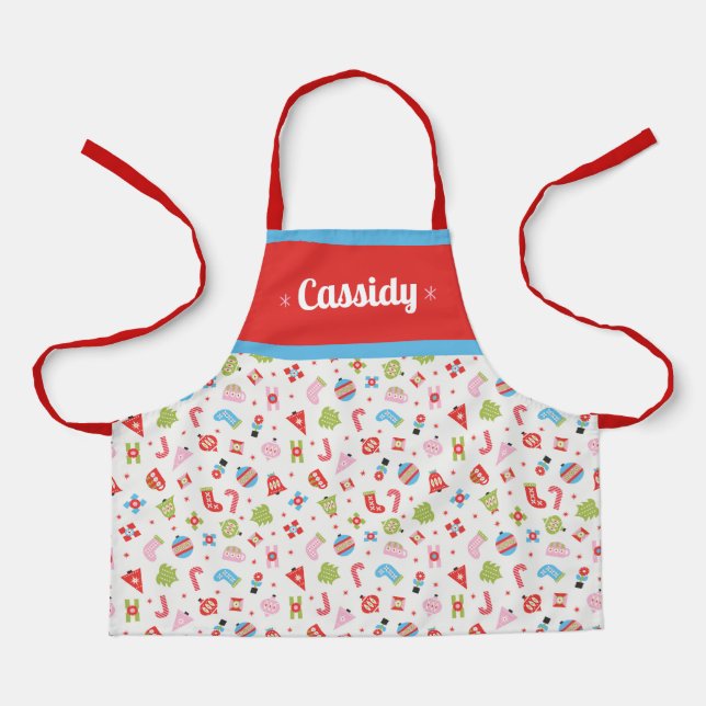 Gift of Christmas Personalized Apron (Front)