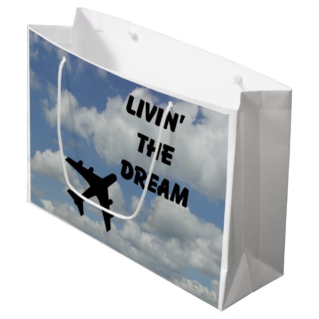 Gift of Flight Large Gift Bag (Front Angled)