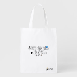 GIFT OF GAB A.O.N.G. WHITE T-Shirt Grocery Bag