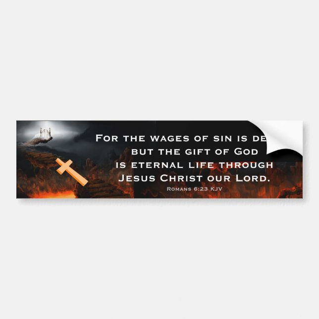 Gift of God Scripture Bumper Sticker (Front)