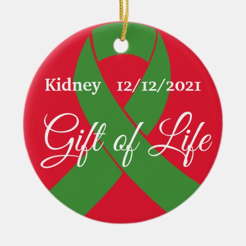 Gift of Life Customizable Ornament 