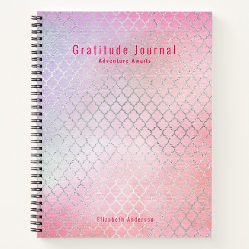 Gift of Thanks Custom GRATITUDE Journal BUDGET