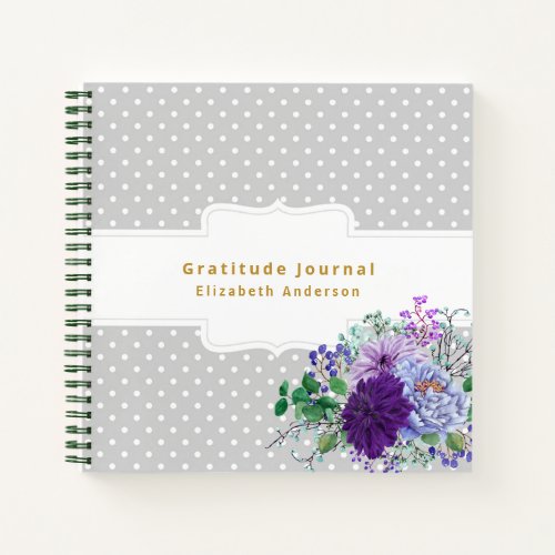 Gift of Thanks Custom GRATITUDE Journal BUDGET