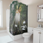 KOI FISH OVER FLOWING SHOWER CURTAIN