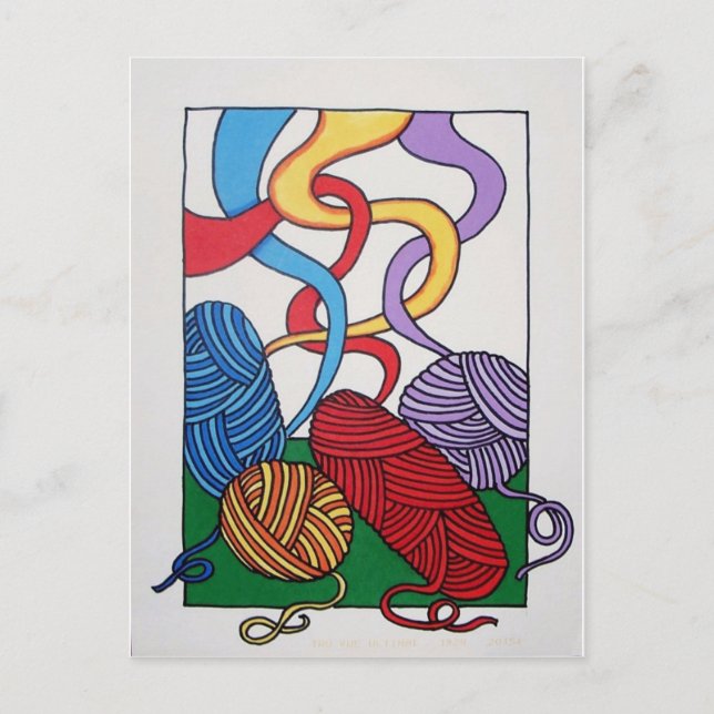 Gift of Wool by Piliero Postcard (Front)