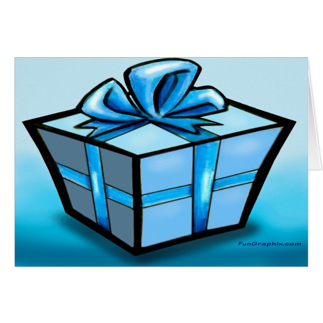 Gift Package Blue Cards (Front Horizontal)