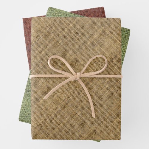 Gift paper sheet set saco texture