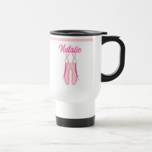 Gift Personalized ballet dancer travel mug