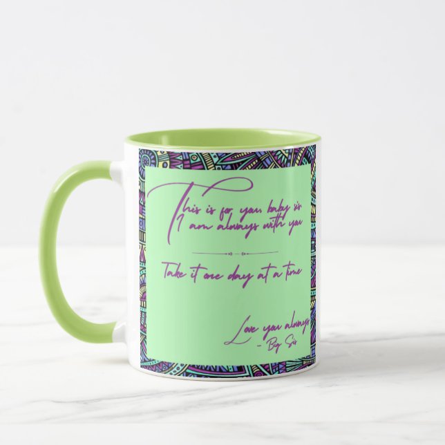 Gift Personalized Mug for Baby Sister (Left)