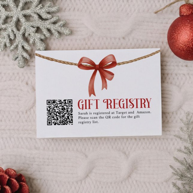  Gift QR Code Registry Card (Creator Uploaded)