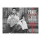 Gift Red Ribbon Wrapped Holiday Photo Card