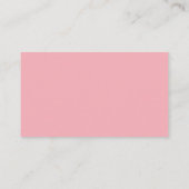 Gift Registry Pink Heart Girl Baby Shower Enclosure Card (Back)