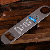 Gift Set: Engraved Bottle Opener & Pilsner Glass (Front Top)