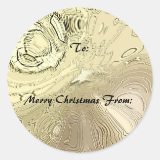Gift Sticker - Merry Christmas from: Strike Gold