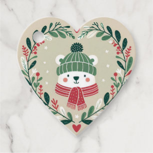 Gift tag "Christmas Heart"