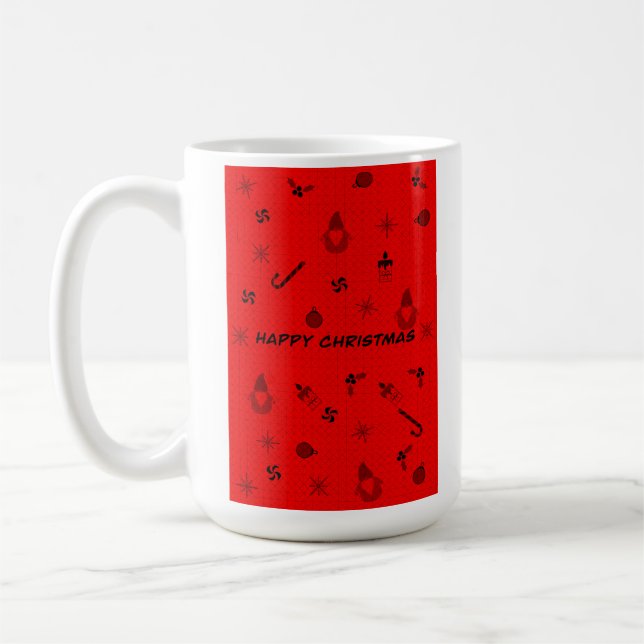 Gift tag coffee mug (Left)