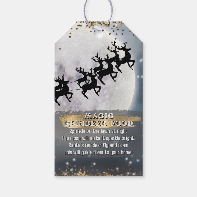 Gift Tag - December - Magic Reindeer Food (Front)