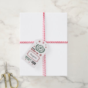 Gift Tag from Santa - Elf Inspected