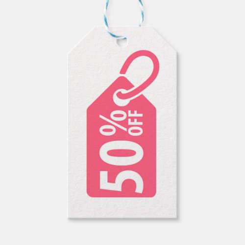 gift tag hang discount sale 50 off