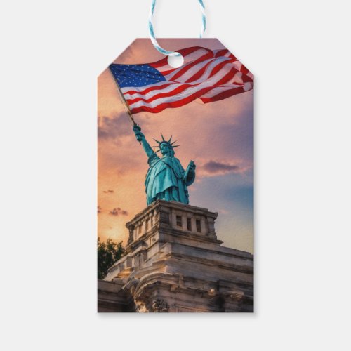 Gift Tag in Americas Design 