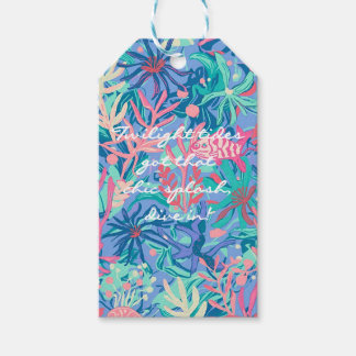 Gift tag in stylish graphic